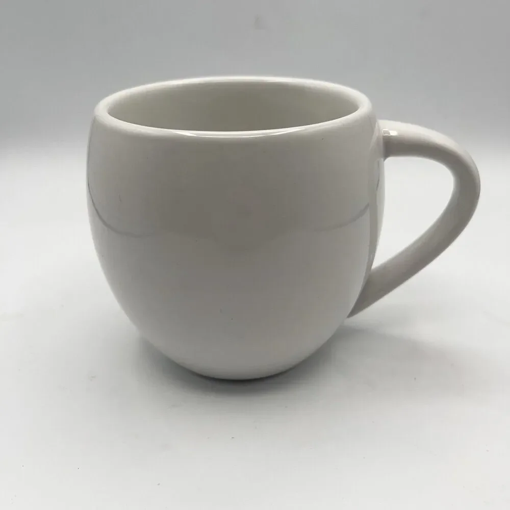White Crate And Barrel Mug